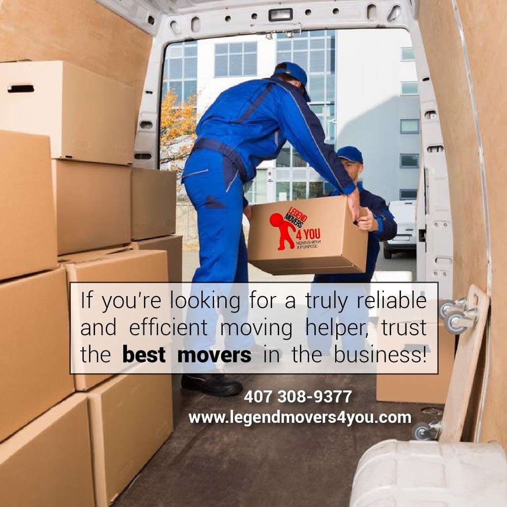 Legend Movers 4 You - Affordable Mover, Residential & Commercial | 1308 Rose Blvd, Orlando, FL 32839 | Phone: (407) 308-9377