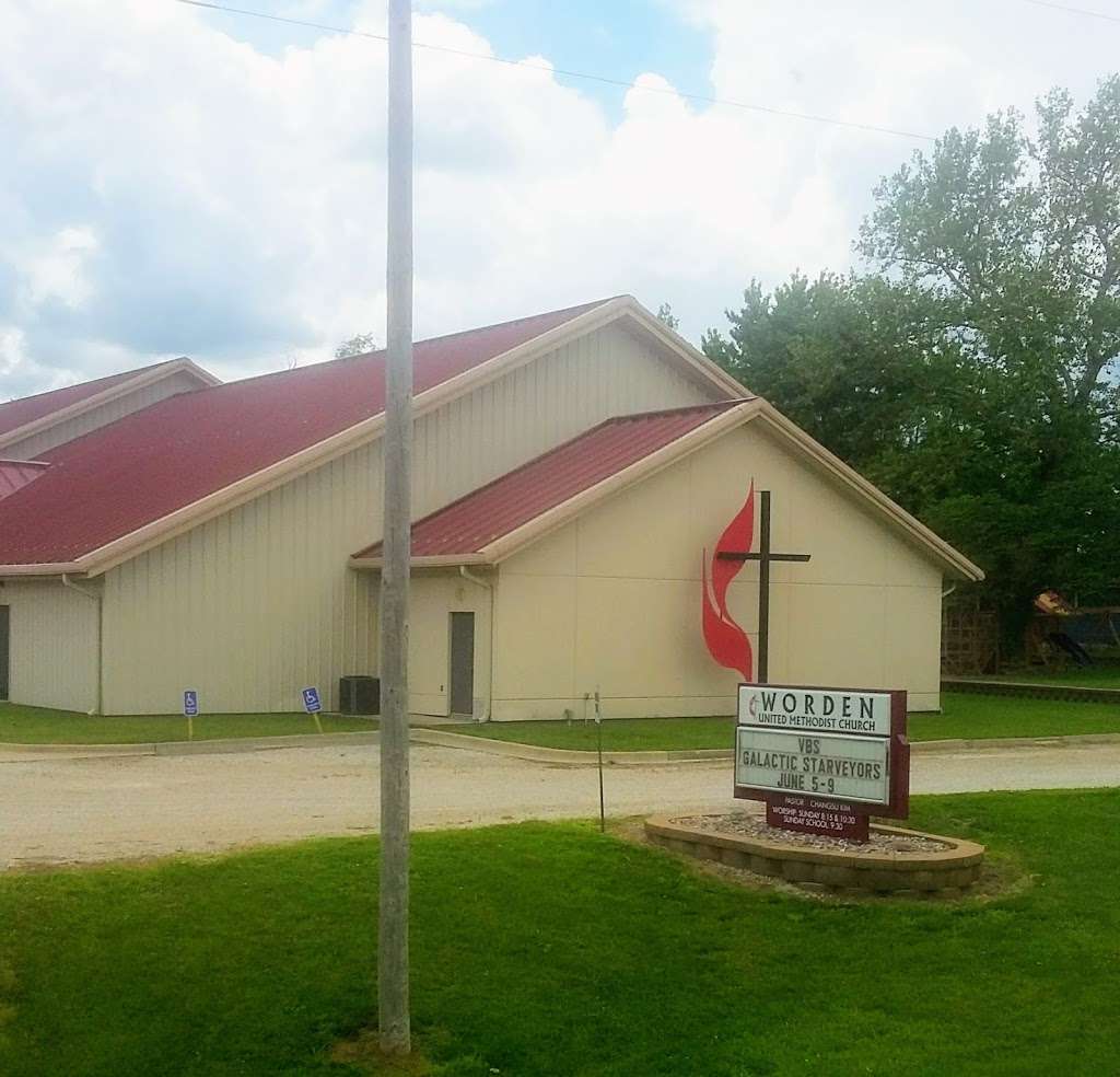 Worden United Methodist Church | 298 E 900th Rd, Baldwin City, KS 66006, USA | Phone: (785) 594-7598