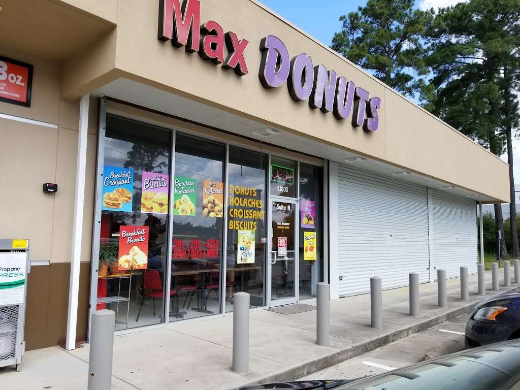 Max Donuts | 21003 Hufsmith - Kohrville Rd, Tomball, TX 77375, USA | Phone: (281) 255-4250