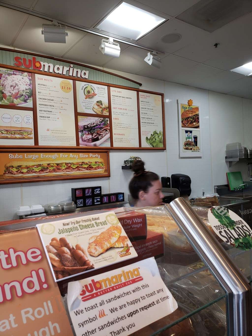 Submarina California Subs, Vista - Sycamore | 320 Sycamore Ave, Vista, CA 92083, USA | Phone: (760) 631-5600