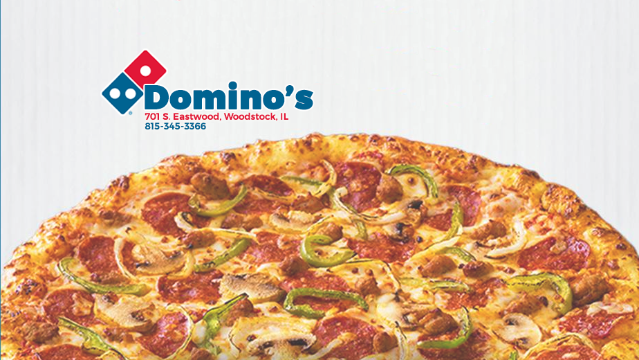 Dominos Pizza | 701 S Eastwood Dr, Woodstock, IL 60098, USA | Phone: (815) 345-3366