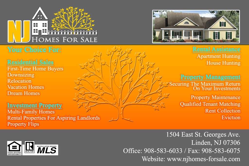 NJ Homes For Sale | 1504 E St Georges Ave, Linden, NJ 07036 | Phone: (908) 583-6033