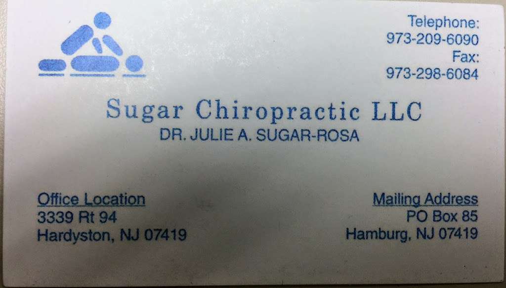 Julie A. Sugar-Rosa, DC | 3339 NJ-94, Hamburg, NJ 07419, USA | Phone: (973) 209-6090