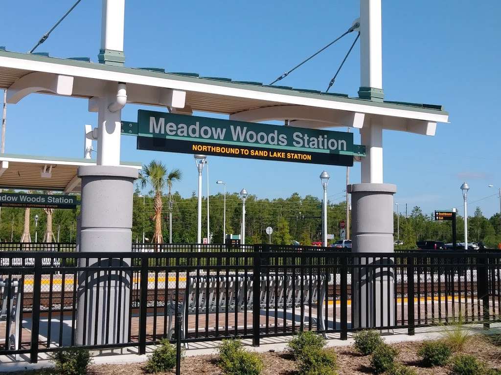 Meadow Woods Sunrail Station | 110 Fairway Woods Blvd, Orlando, FL 32824, USA | Phone: (855) 724-5411