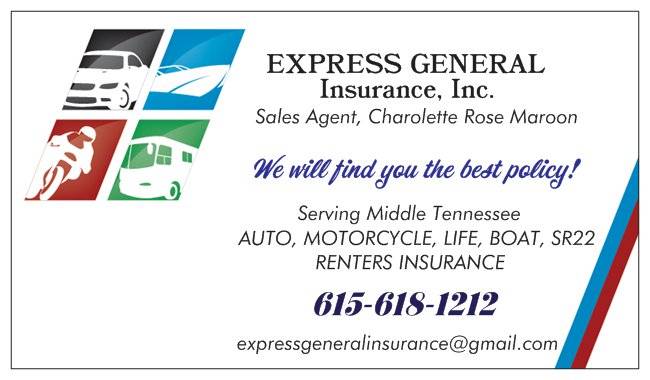 Express General Insurance, Inc | Mobile Agency, 2906 Ironwood Dr, Nashville, TN 37214, USA | Phone: (615) 618-1212