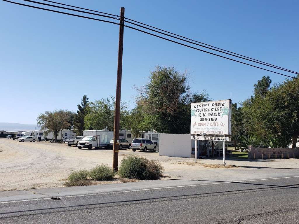 Desert Oasis RV Park | 4968 Rosamond Blvd, Rosamond, CA 93560, USA