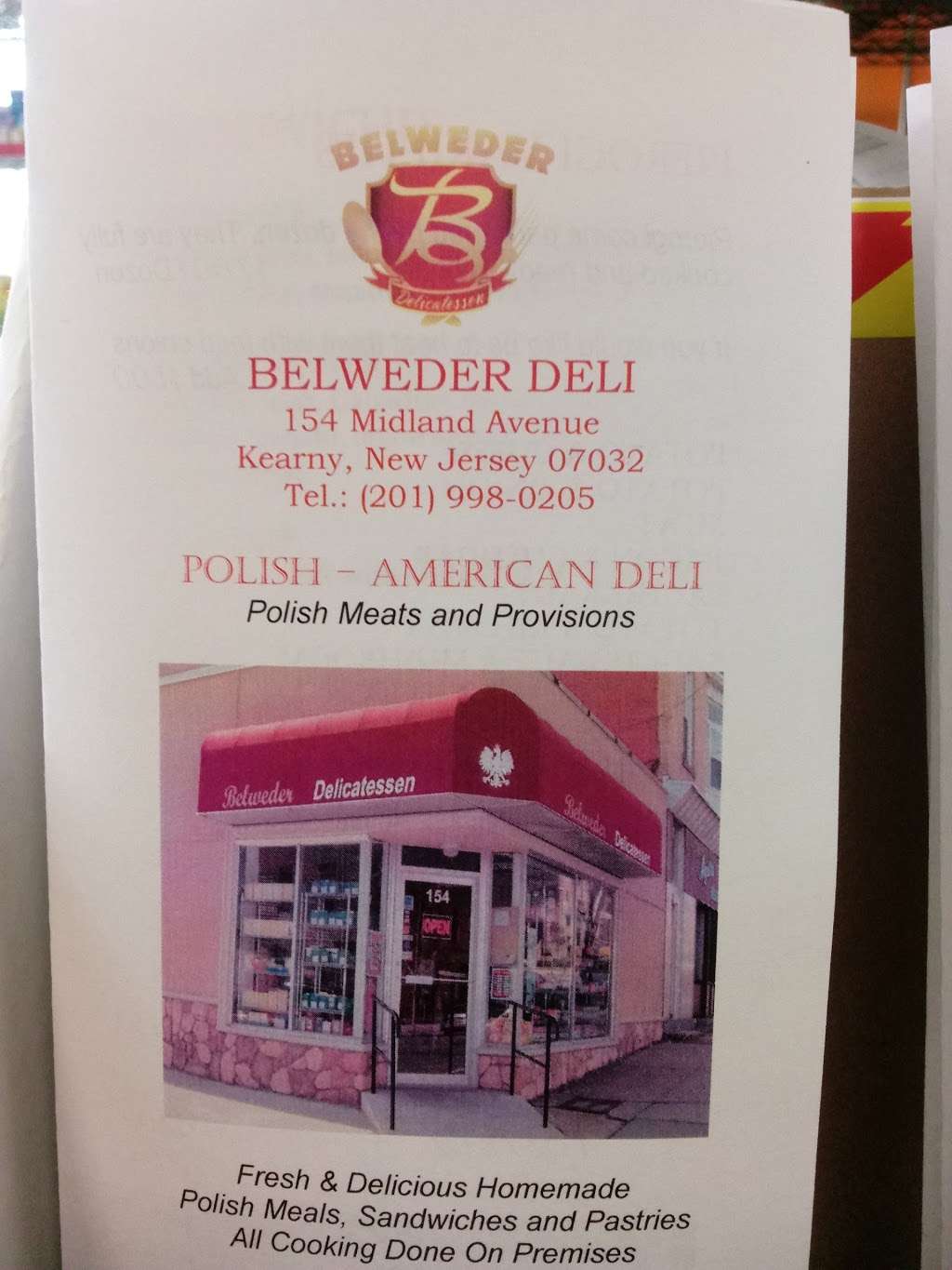 Belweder Deli LLC - store  | Photo 2 of 2 | Address: 154 Midland Ave, Kearny, NJ 07032, USA | Phone: (201) 998-0205