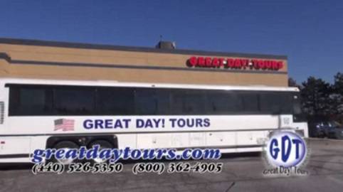 Great Day! Tours & Charter Bus Service | 375 Treeworth Blvd, Broadview Heights, OH 44147, USA | Phone: (440) 526-5350