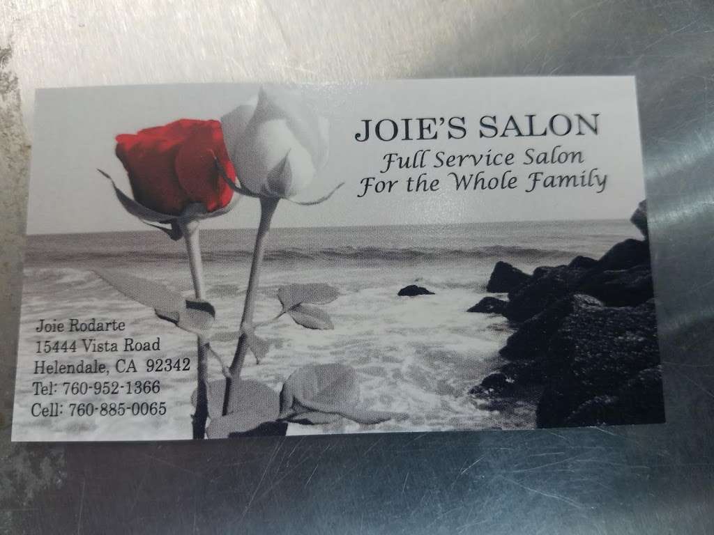 Joies Salon | 15444 Vista Rd, Helendale, CA 92342 | Phone: (760) 952-1366