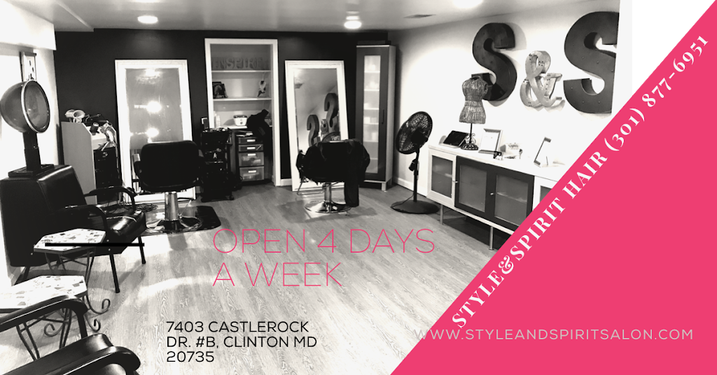 Style and Spirit Salon | 7403 Castle Rock Dr Suite B, Clinton, MD 20735, USA | Phone: (301) 877-6951