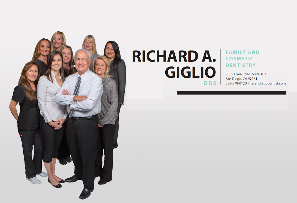 Richard Giglio DDS | 9855 Erma Rd #103, San Diego, CA 92131, USA | Phone: (858) 578-0120