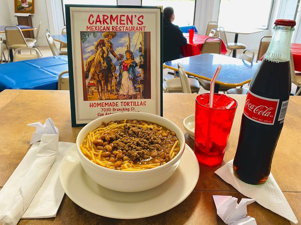 Carmen’s Mexican Restaurant | 7030 Branching Ct, San Antonio, TX 78239, USA | Phone: (210) 233-1433