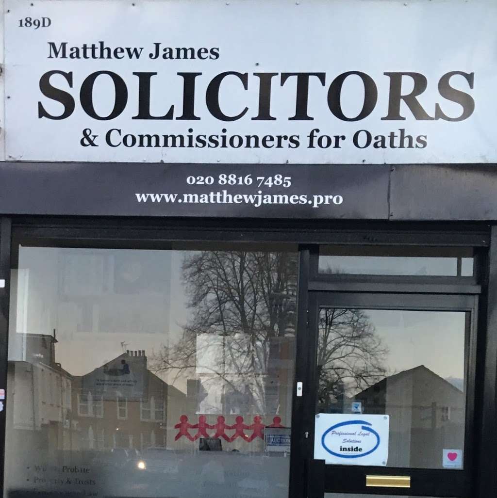 Matthew James Solicitors & Advocates | 189D Upton Ln, London E7 9PJ, UK | Phone: 0800 029 1384