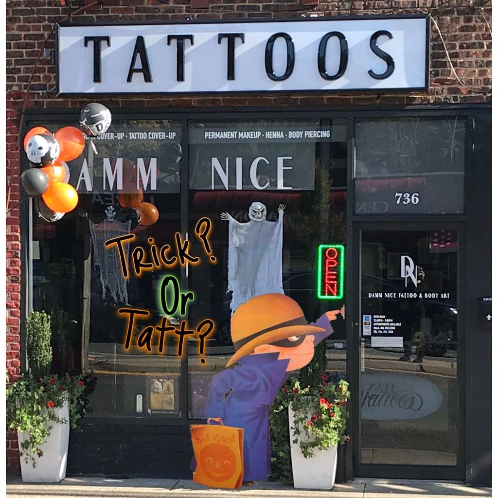 Damm Nice Tattoo and Body Art | 736 Central Park Ave, Scarsdale, NY 10583, USA | Phone: (914) 751-3266