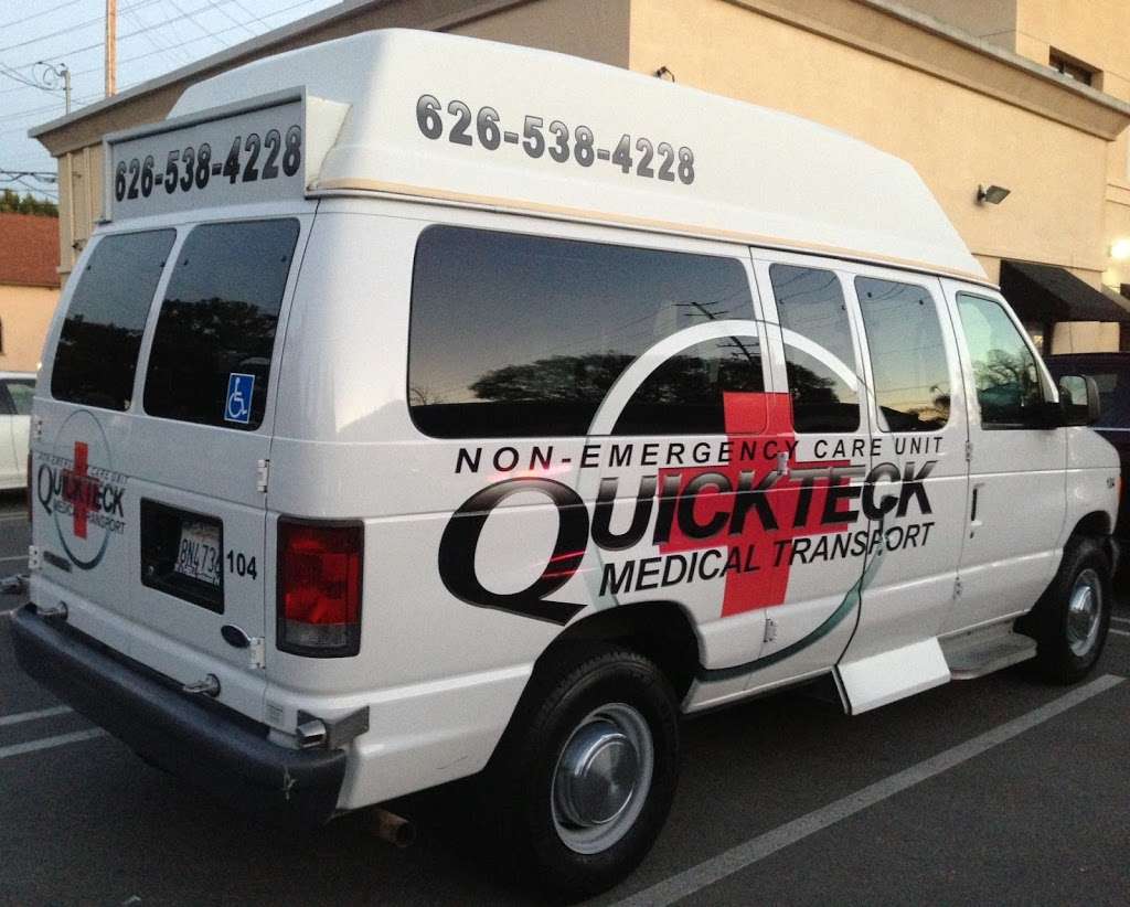 Quickteck Medical Transport | 4373 Santa Anita Ave, El Monte, CA 91731, USA | Phone: (626) 538-4228