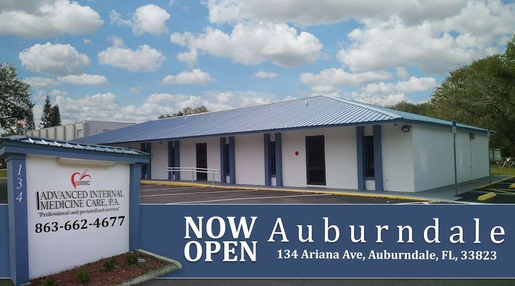 Advanced Internal Medicine Care P.A. 134 Ariana Ave, Auburndale, FL