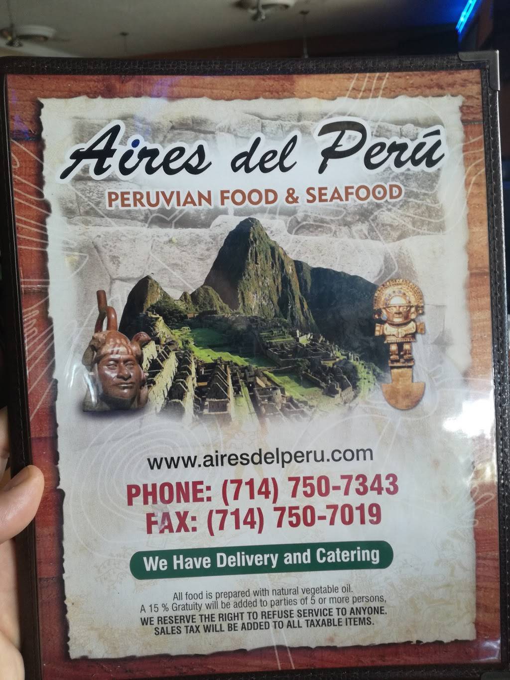 Aires Del Peru- Peruvian Cuisine & Seafood | 13008 Chapman Ave, Garden Grove, CA 92840 | Phone: (714) 750-7343