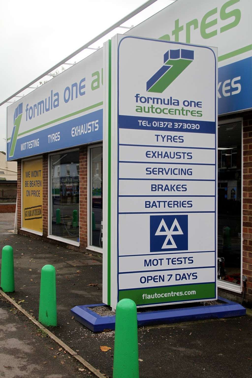 Formula One Autocentres | 273-279, Kingston Rd, Leatherhead KT22 7QA, UK | Phone: 01372 373030