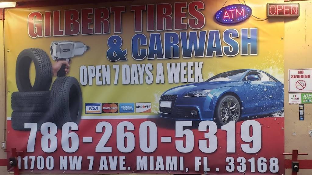 Gilbert Tires & Car Wash | 11700 NW 7th Ave, Miami, FL 33168, USA | Phone: (786) 260-5319