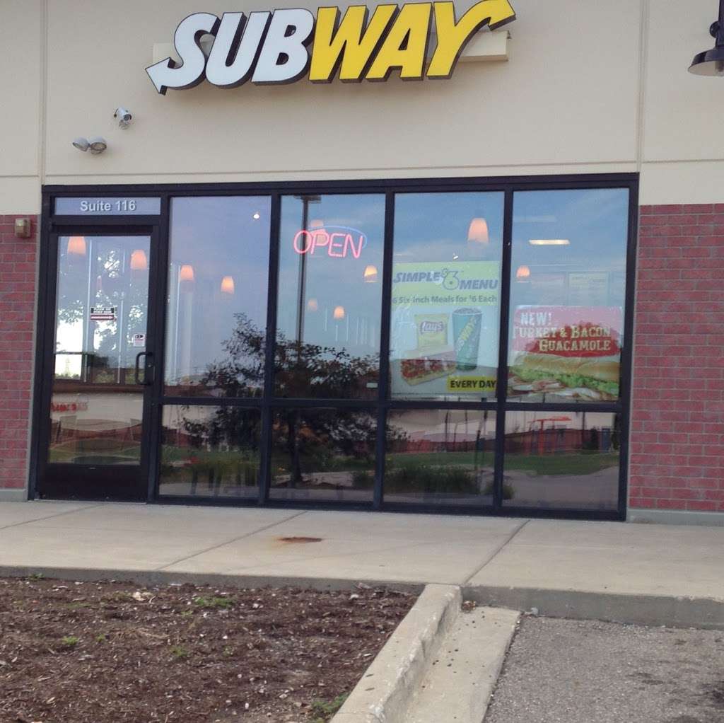 Subway Restaurants | Crossings, 4527 IL-173 Unit #116, Zion, IL 60099, USA | Phone: (847) 731-9213