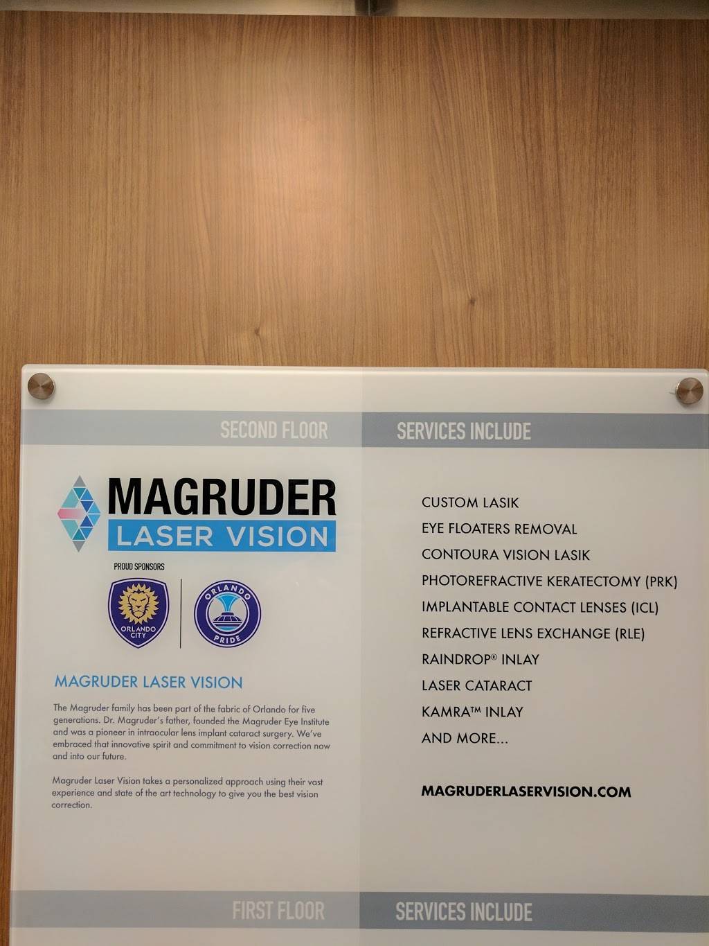 Magruder Laser Vision | 120 E Par St Suite 2000, Orlando, FL 32804, USA | Phone: (407) 843-5665