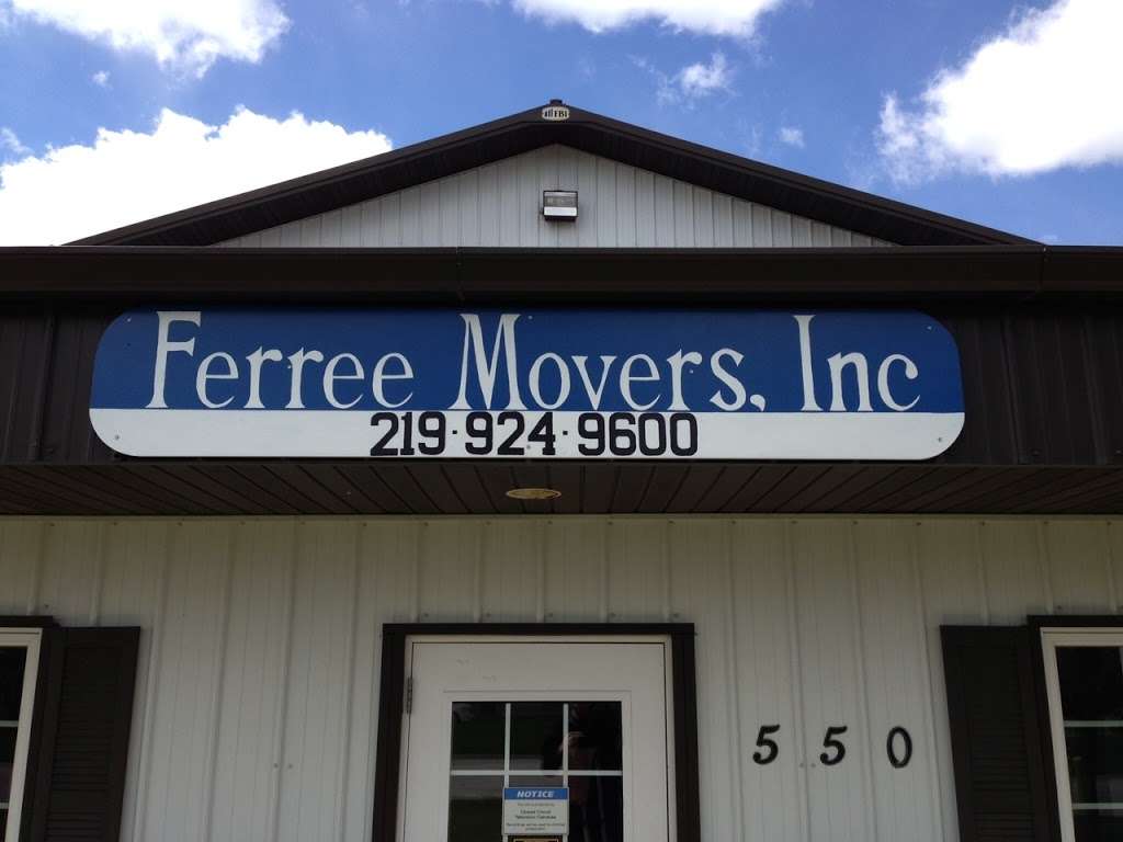 Ferree Movers | 550 Kennedy Ave, Schererville, IN 46375, USA | Phone: (219) 322-2644