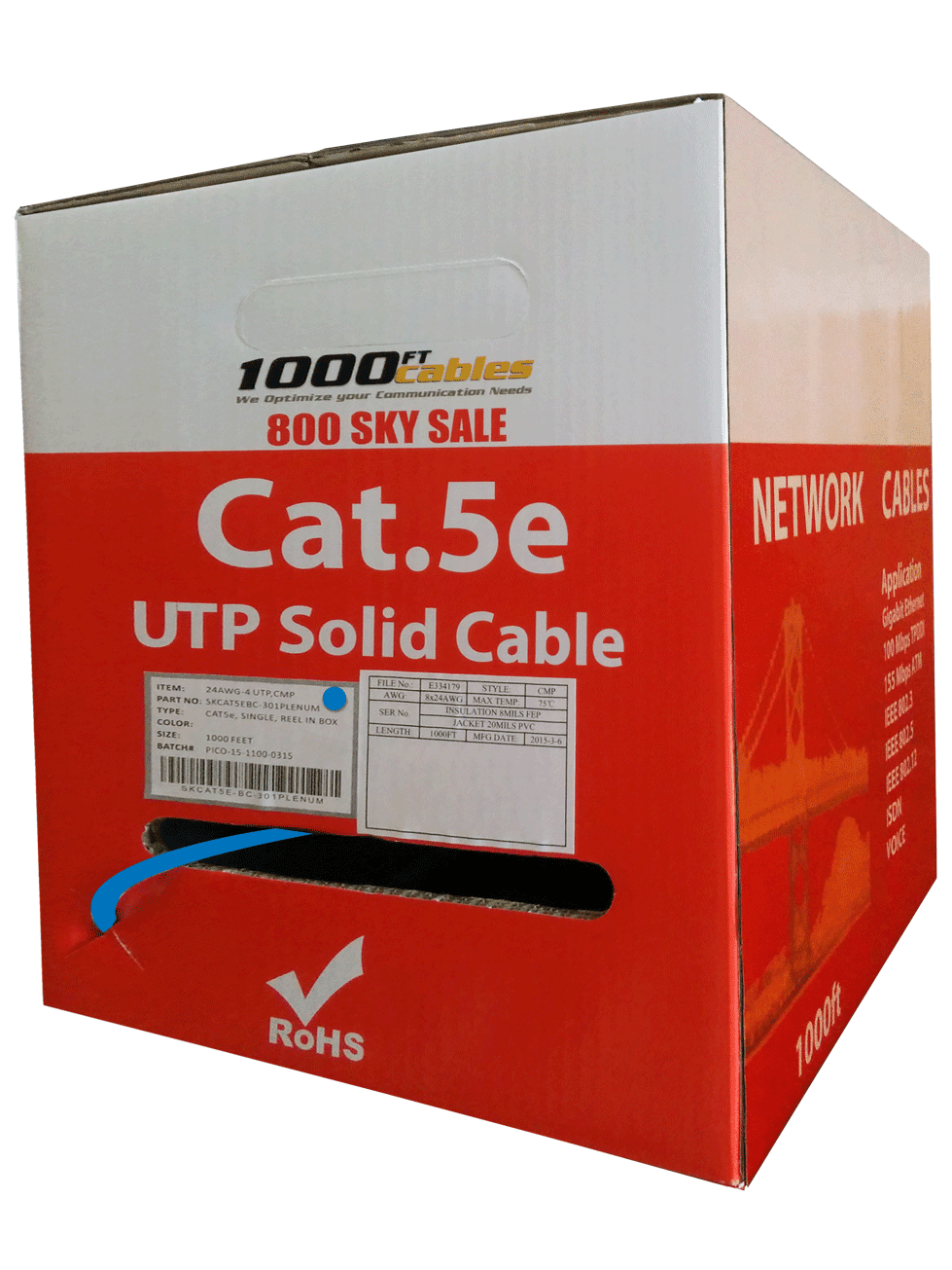 1000FTCables | 43333 Osgood Rd, Fremont, CA 94539, USA | Phone: (408) 934-0215