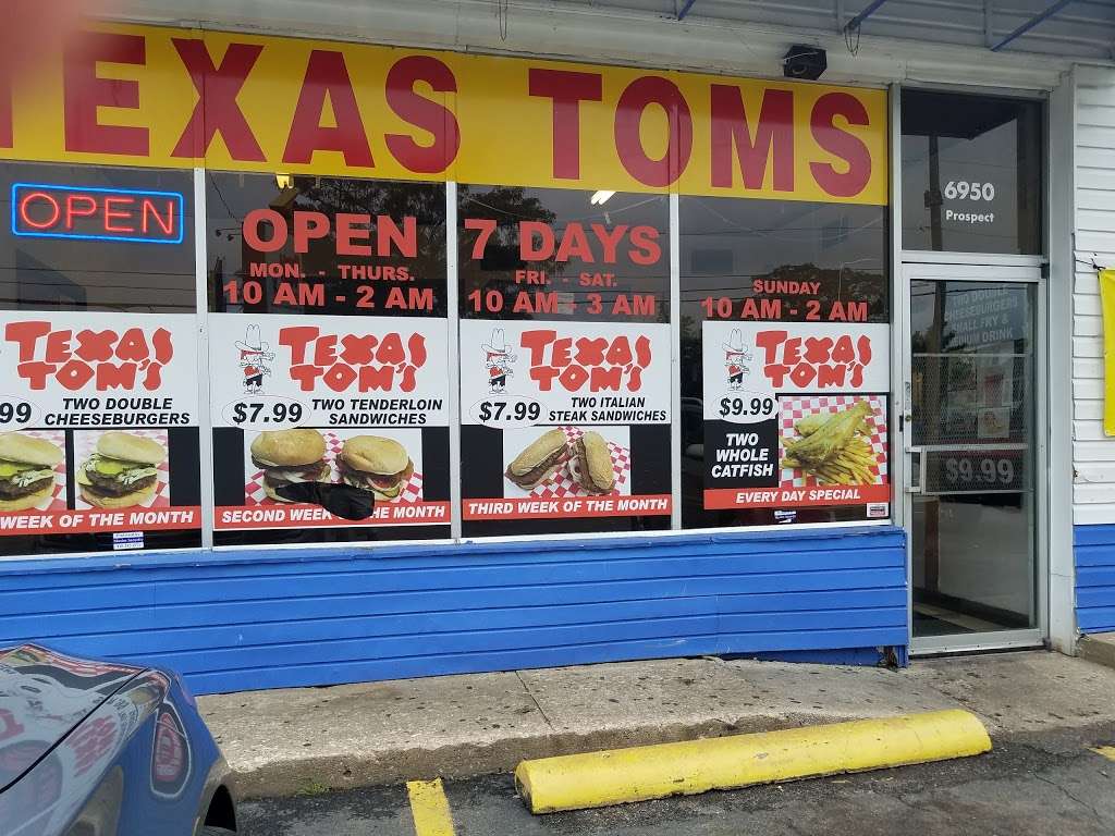 Texas Toms | 6950 Prospect Ave, Kansas City, MO 64132, USA | Phone: (816) 444-1551