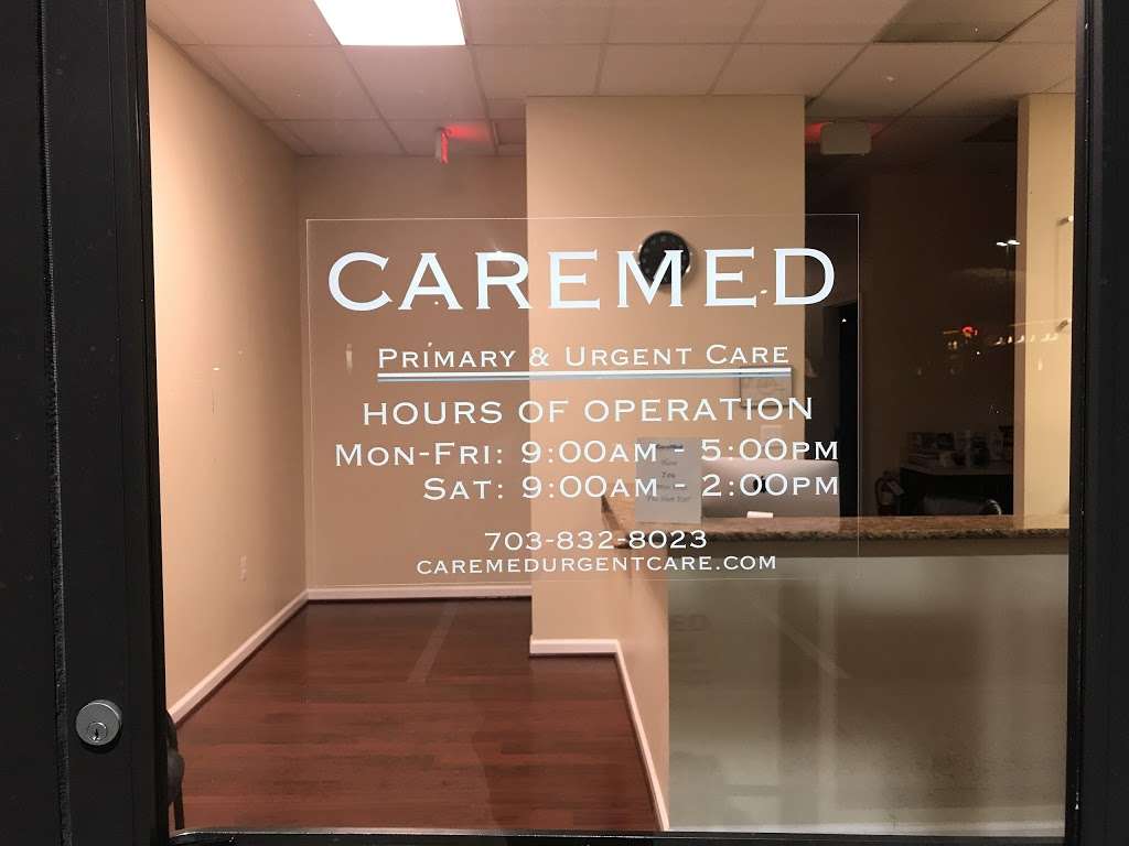 CareMed Fairfax Primary And Urgent Care | 11213 Lee Hwy, Fairfax, VA 22030, USA | Phone: (703) 832-8023