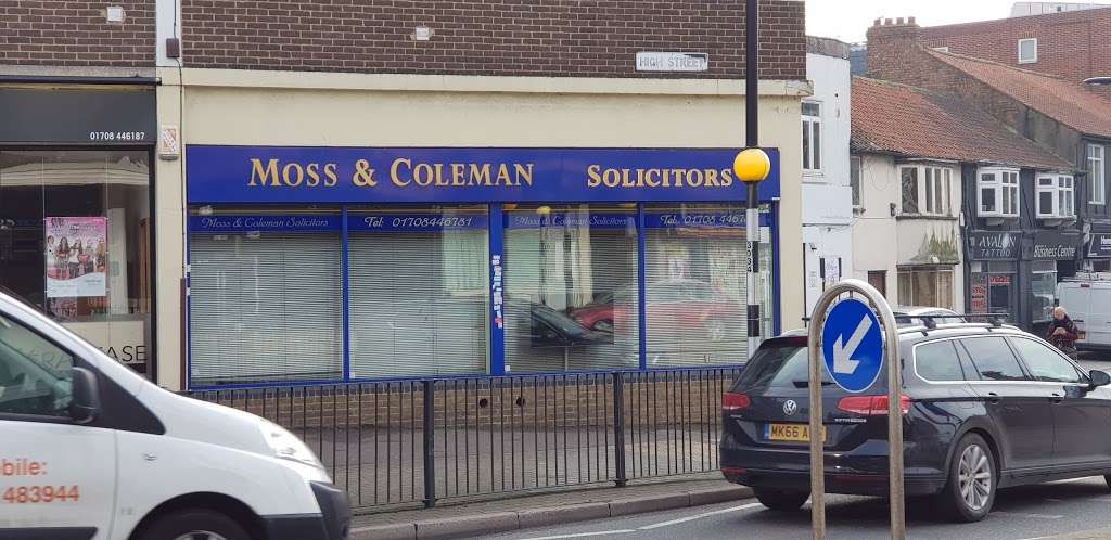 Moss & Coleman Solicitors | 170-180 High St, Hornchurch RM12 6JP, UK | Phone: 01708 446781