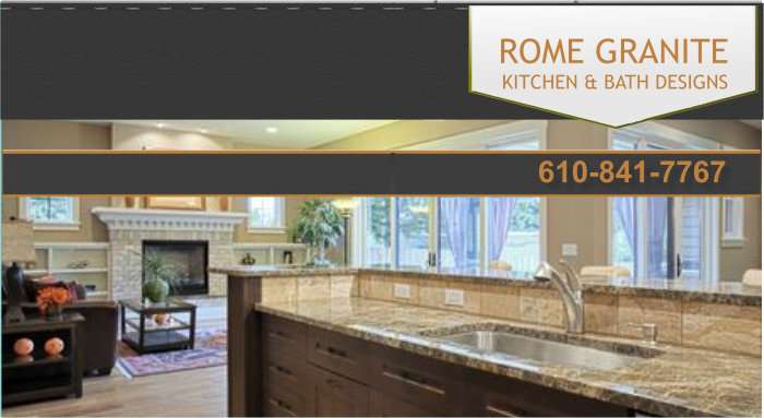 Rome Granite Kitchen & Bath Designs | 460 Allentown Dr, Allentown, PA 18109 | Phone: (610) 841-7767