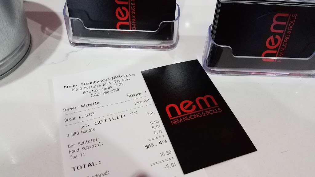 Nem Nuong & Rolls | Houston, TX 77072, USA | Phone: (832) 288-2719