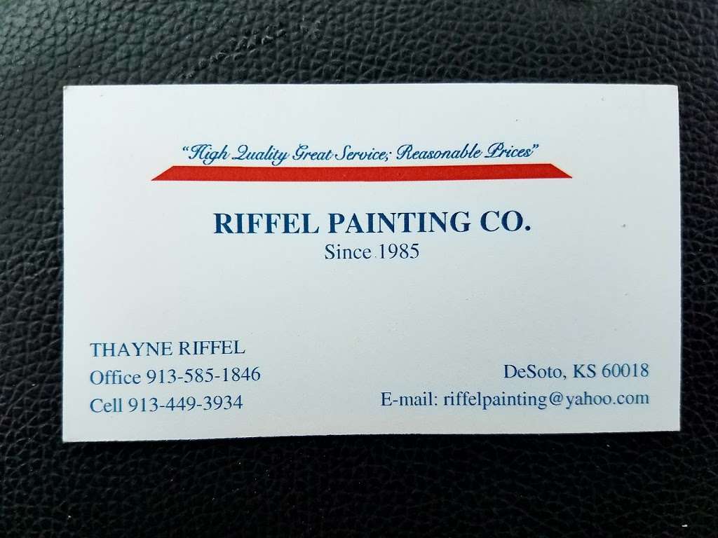 Riffel Painting | 8685 Lynne Rd, De Soto, KS 66018, USA | Phone: (913) 585-1846
