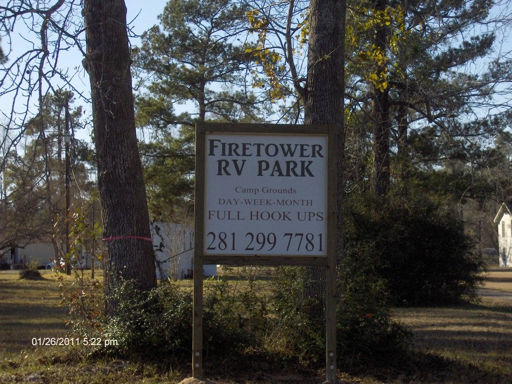 Firetower RV Park | 19448 Dobyns Dr, Conroe, TX 77306, USA | Phone: (281) 689-6099