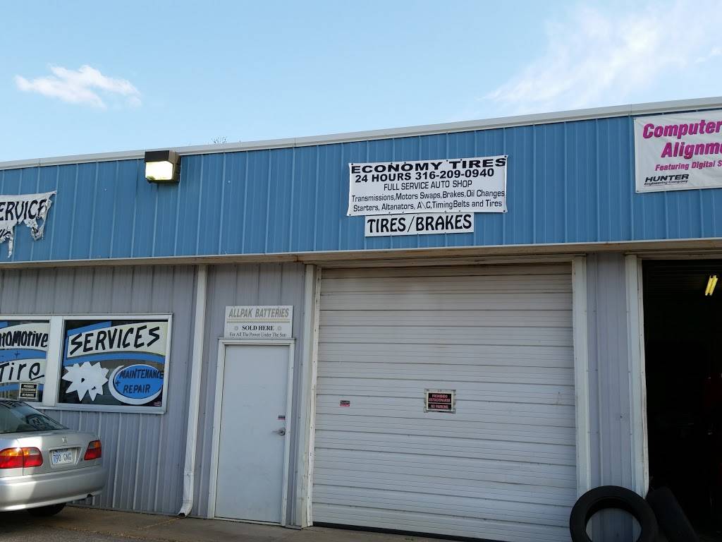 Economy Tire Services | 2503 E Harry St, Wichita, KS 67211, USA | Phone: (316) 262-0207