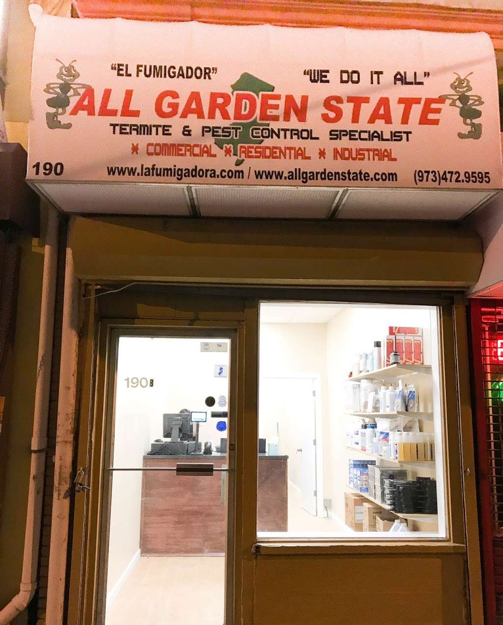 All Garden State Pest Control | 190 Monroe St, Passaic, NJ 07055, USA | Phone: (973) 472-9595