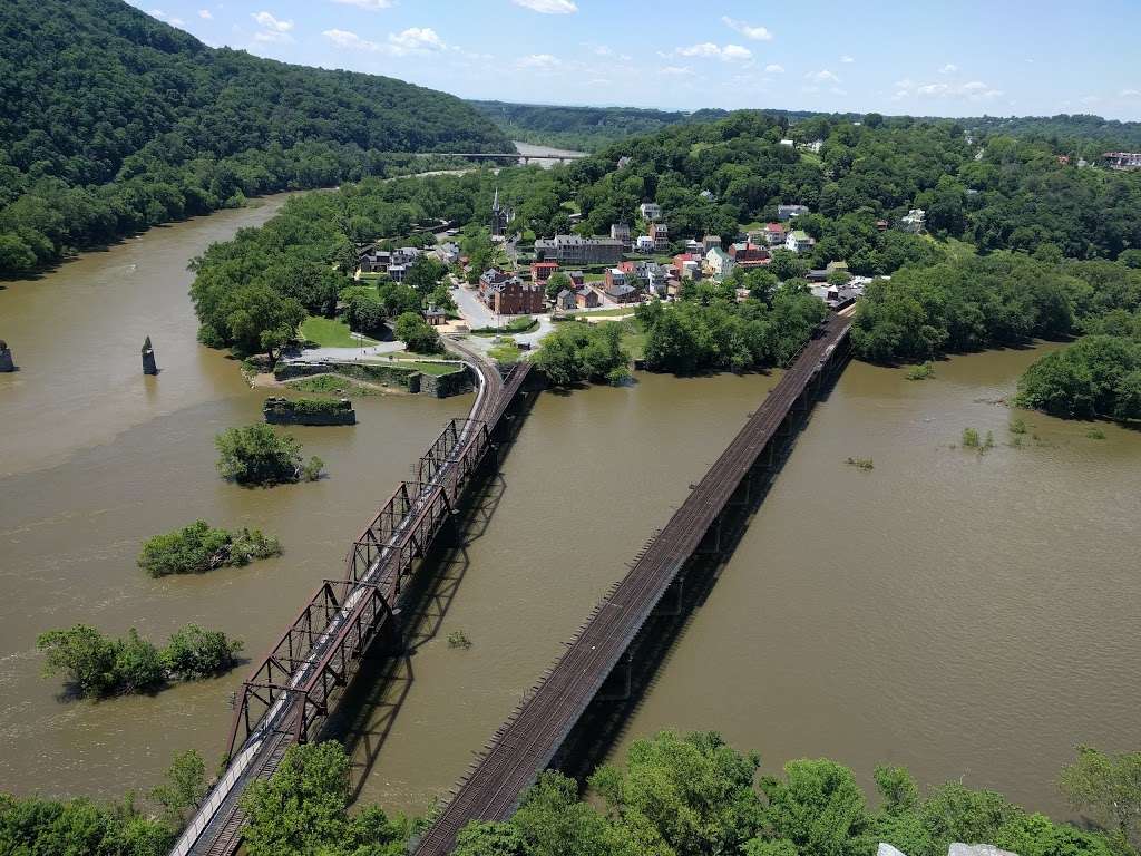 Footbridge to Potomac River | 554 Harpers Ferry Rd, Knoxville, MD 21758