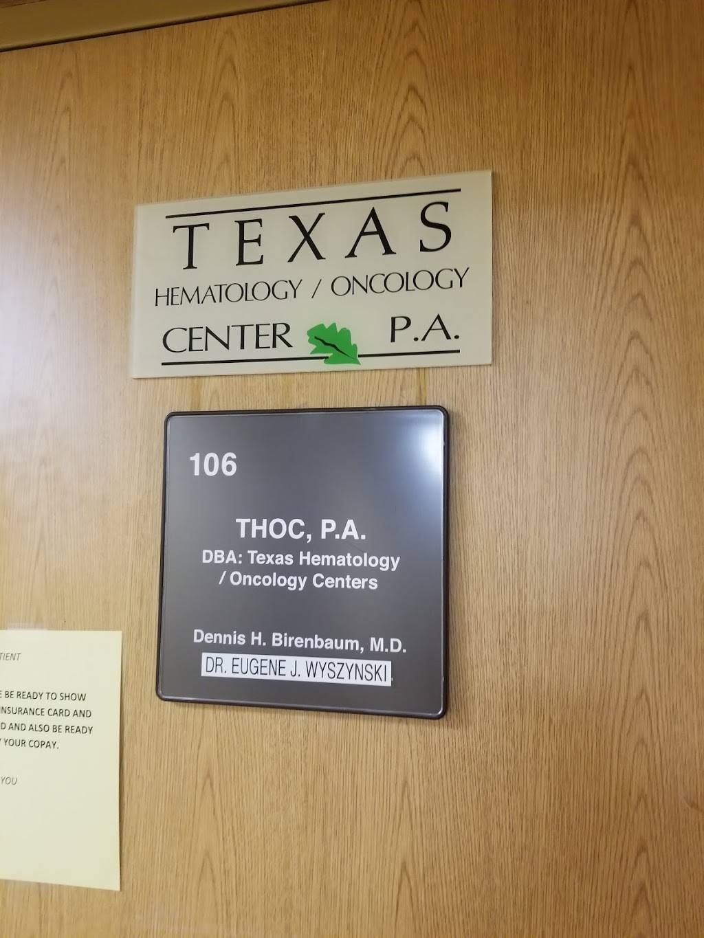Texas Hematology Oncology Center - Dallas | 10 Medical Pkwy, Plaza 3, Ste. 106, Dallas, TX 75234, USA | Phone: (469) 453-5500