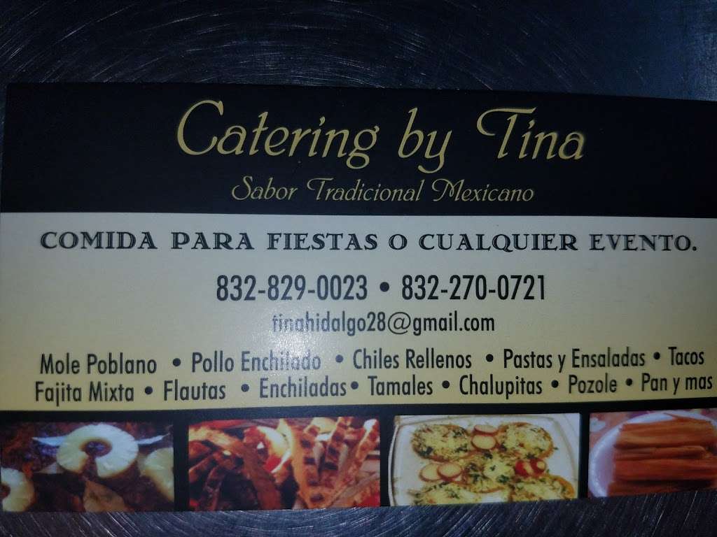 Catering by Tina | 4109 Manvel Rd, Pearland, TX 77584, USA | Phone: (832) 839-0023