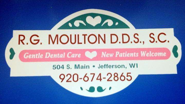 R.G. Moulton, DDS, S.C. | 504 S Main St, Jefferson, WI 53549, USA | Phone: (920) 674-2865