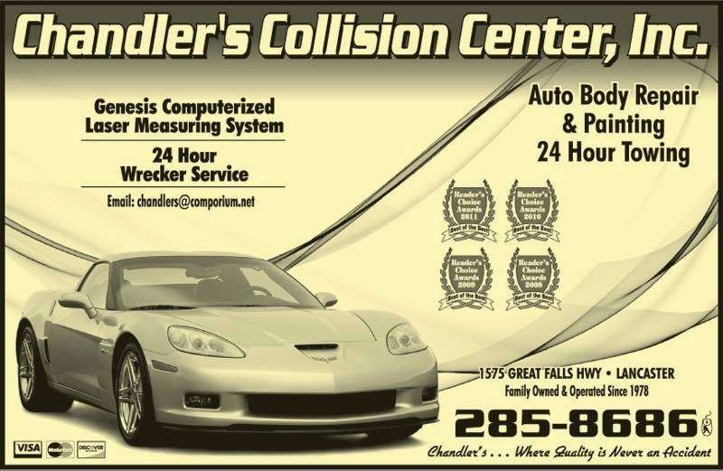 Chandlers Collision Center Inc | 1575 Great Falls Hwy, Lancaster, SC 29720 | Phone: (803) 285-8686