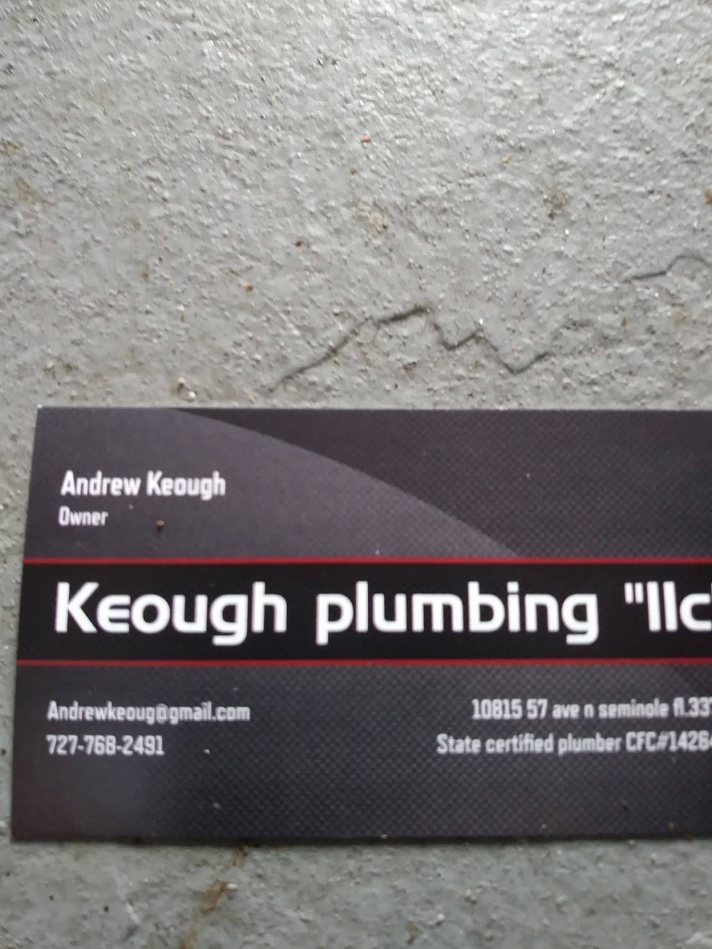 Keough Plumbing Service & Drain LLC | 10815 57th Ave N, Seminole, FL 33772, USA | Phone: (727) 768-2491