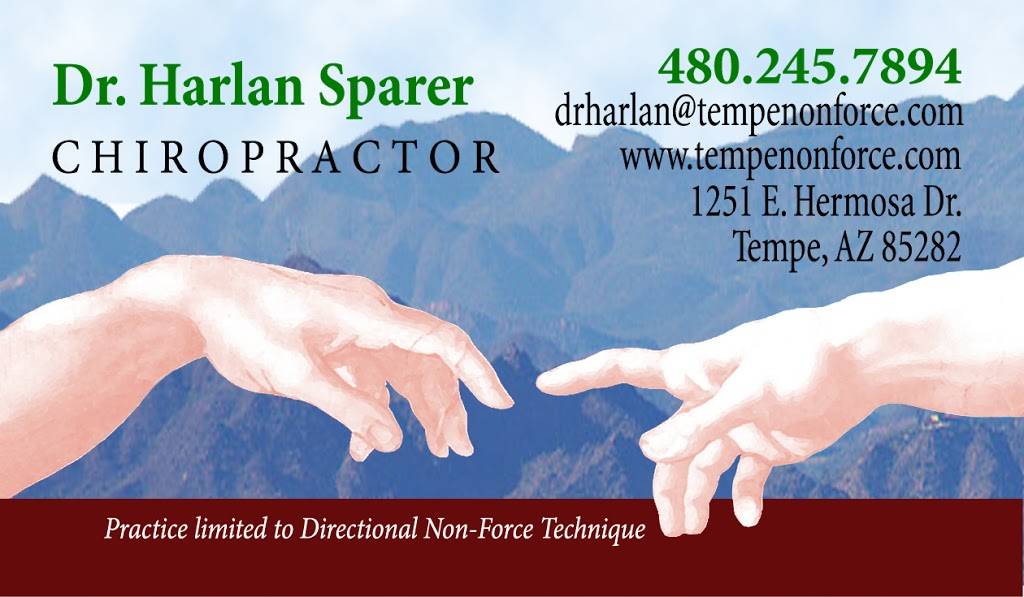 Dr. Harlan Sparer DC | 5308 S Heather Dr, Tempe, AZ 85283, USA | Phone: (480) 245-7894