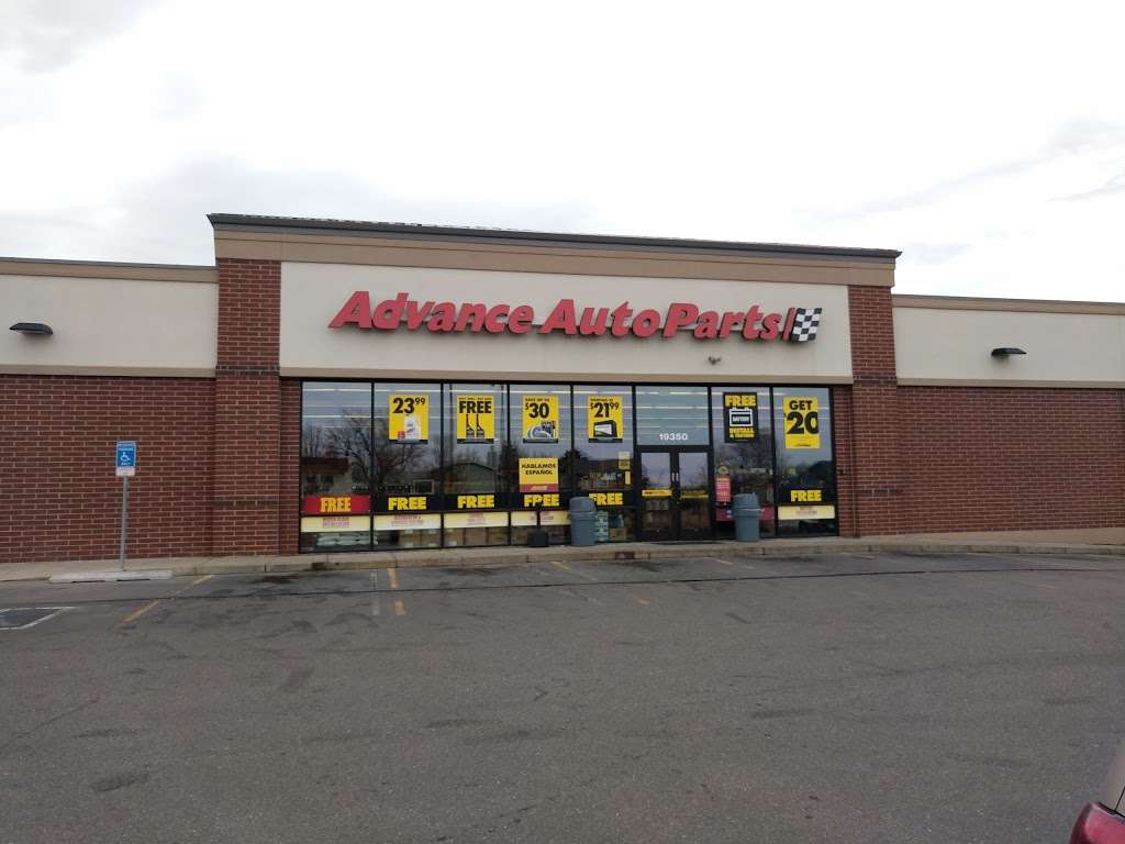 Advance Auto Parts | 19350 E Quincy Ave, Aurora, CO 80015, USA | Phone: (303) 766-2036