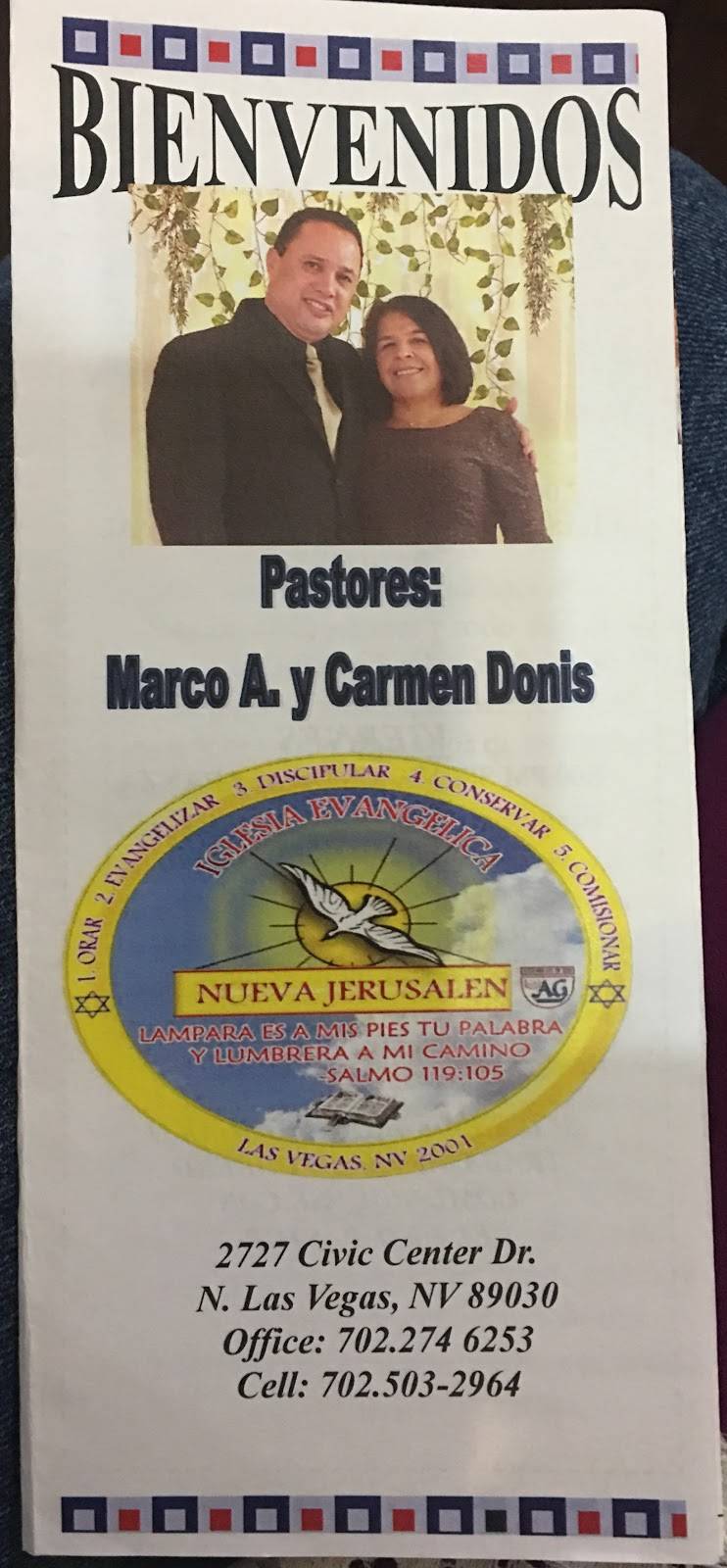 Iglesia Evangelica Nueva Jerusalen | Civic Center Dr, North Las Vegas, NV 89030, USA | Phone: (702) 483-3822