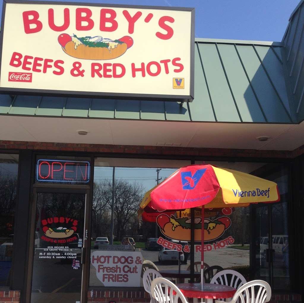 Bubbys Beefs & Red Hots | 1026 E Higgins Rd, Elk Grove Village, IL 60007, USA | Phone: (847) 357-0079