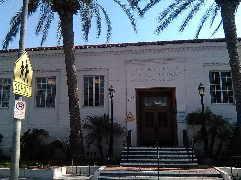 Angeles Mesa Library | 2700 W 52nd St, Los Angeles, CA 90043, USA | Phone: (323) 292-4328