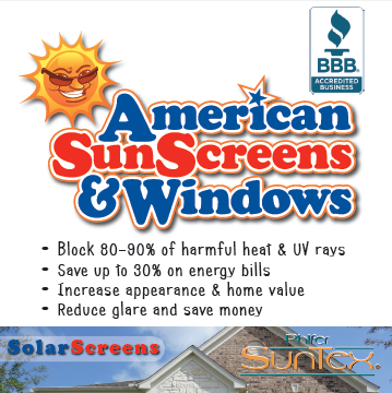 American Sun Screens | 3732 Armand Dr, Dickinson, TX 77539, USA | Phone: (832) 617-5700