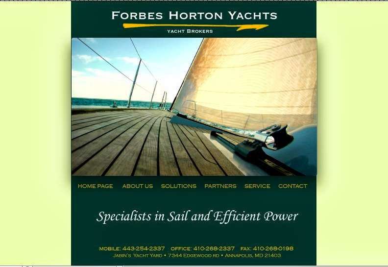 Forbes Horton Yachts | 7344 Edgewood Rd, Annapolis, MD 21403, USA | Phone: (443) 254-2337