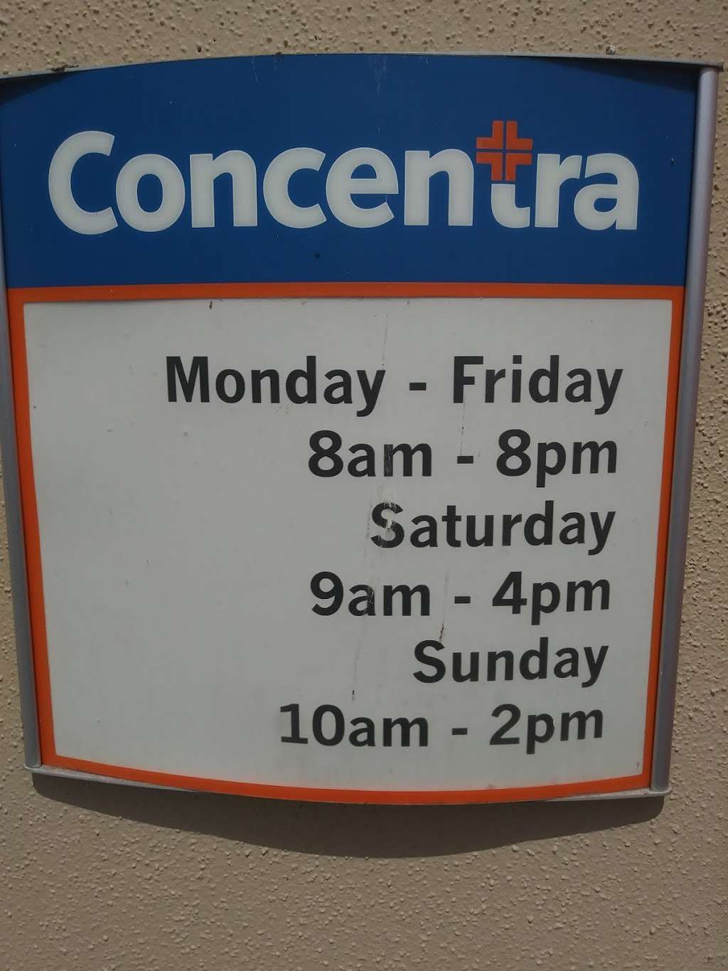 Concentra Urgent Care | 7555 Northwest Loop 410 Ste 114, San Antonio, TX 78245, USA | Phone: (210) 520-8070